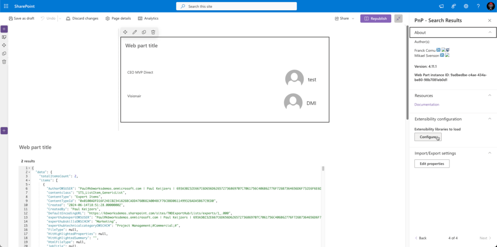 Configure extensibility