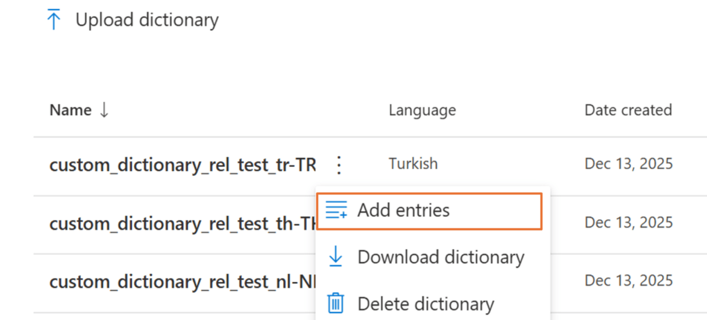 A view of the Copilot Custom Dictionary management pane in the M365 Admin Center highlighting the new Add entries button and the increased 1000 word limit.1 - KbWorks A view of the Copilot Custom Dictionary management pane in the M365 Admin Center highlighting the new Add entries button and the increased 1000 word limit.1 - KbWorks - SharePoint and Teams Specialist