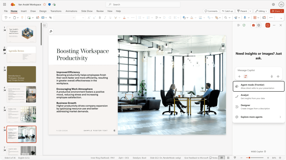 agent mode in frontier - KbWorks Agent mode in PowerPoint