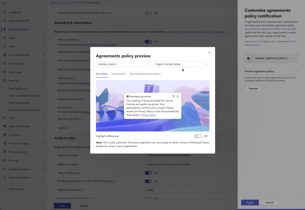 eerste policy - KbWorks - SharePoint and Teams Specialist