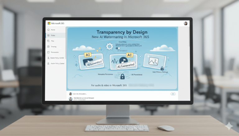 Microsoft 365 AI watermarking announcement