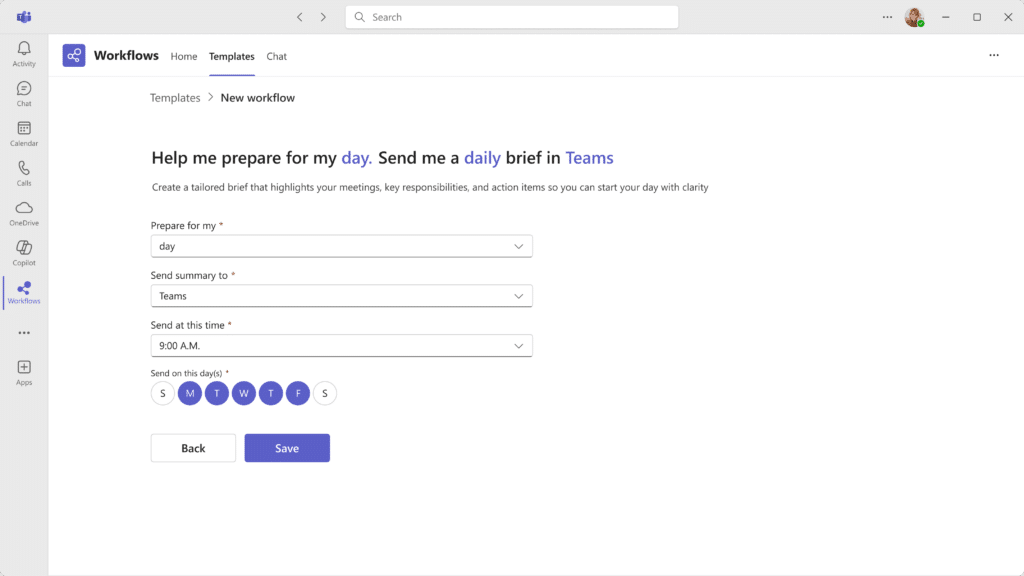 scheduled workflows - KbWorks Scheduled workflows in Microsoft Teams