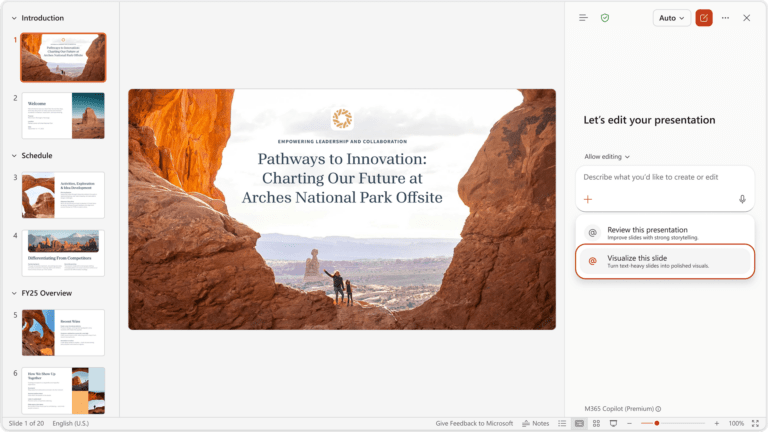 PowerPoint visual skill