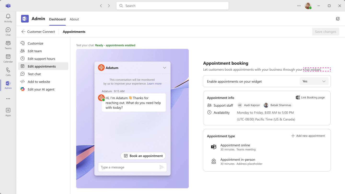 customer connect booking - KbWorks Customer Connect booking