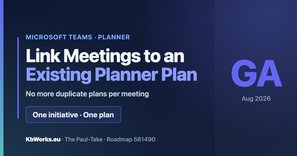 Teams meeting Planner